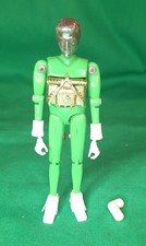 Micronauts Opaque Green Time Traveler Figure Complete Vintage Mego