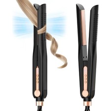 5 Temps Titanium Flat Iron Hair Straightener, Professional Curling Iron