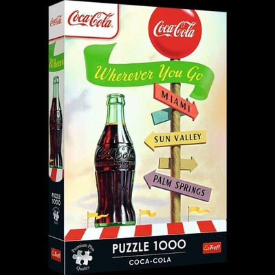 Puzzle Trefl 1000 Teile Premium Plus Qualität Reisen Mit Coca Cola 
