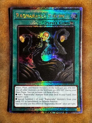 Yugioh Ragnaraika Bloom LEDE-EN058 Quarter Century Secret Rare 1st Ed