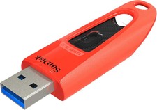 Chiavetta USB A Forma Di Autopompa Dei Vigili Del Fuoco – Rossa, 100% Funzionante, Germania