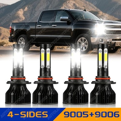 LED Headlights Lights Bulbs for Chevy Silverado 1500 2500HD 3500 1999-2006