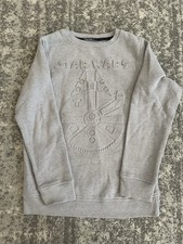 Kids Star Wars Sweatshirt Size Medium w/Embossed Details