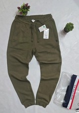 U.S. Polo Assn.   Khaki Green Jogger Pants with Embroidered Logo, Size L