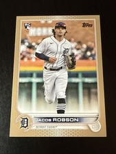 2022 Topps Gold #623 Jacob Robson - Detroit Tigers 1054/2022