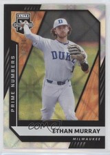 2021 Panini Elite Extra Edition Prime Numbers B 4/71 Ethan Murray #147 7m3