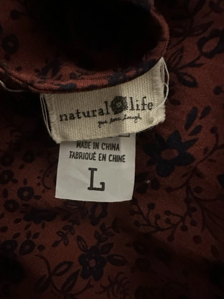 Macacão NATURAL LIFE Cottagecore Outono Romper, Boho Floral, Grande - Imagem 4 de 4