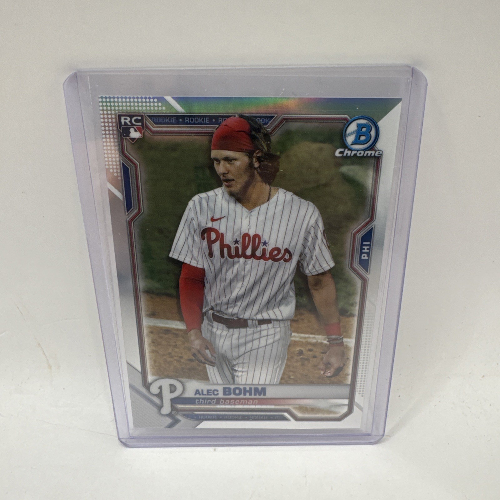 2021 Bowman Chrome Alec Bohm #94 Rookie Image Variation Short Print SP