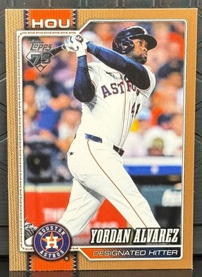 Topps 2026 Series 2 Baseball #468 Yordan Alvarez Gold #1688/2026 - Houston