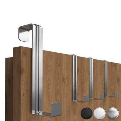Hanging Door Hooks, Set of 4 Stainless Steel Coat Hooks for Door or Shr...