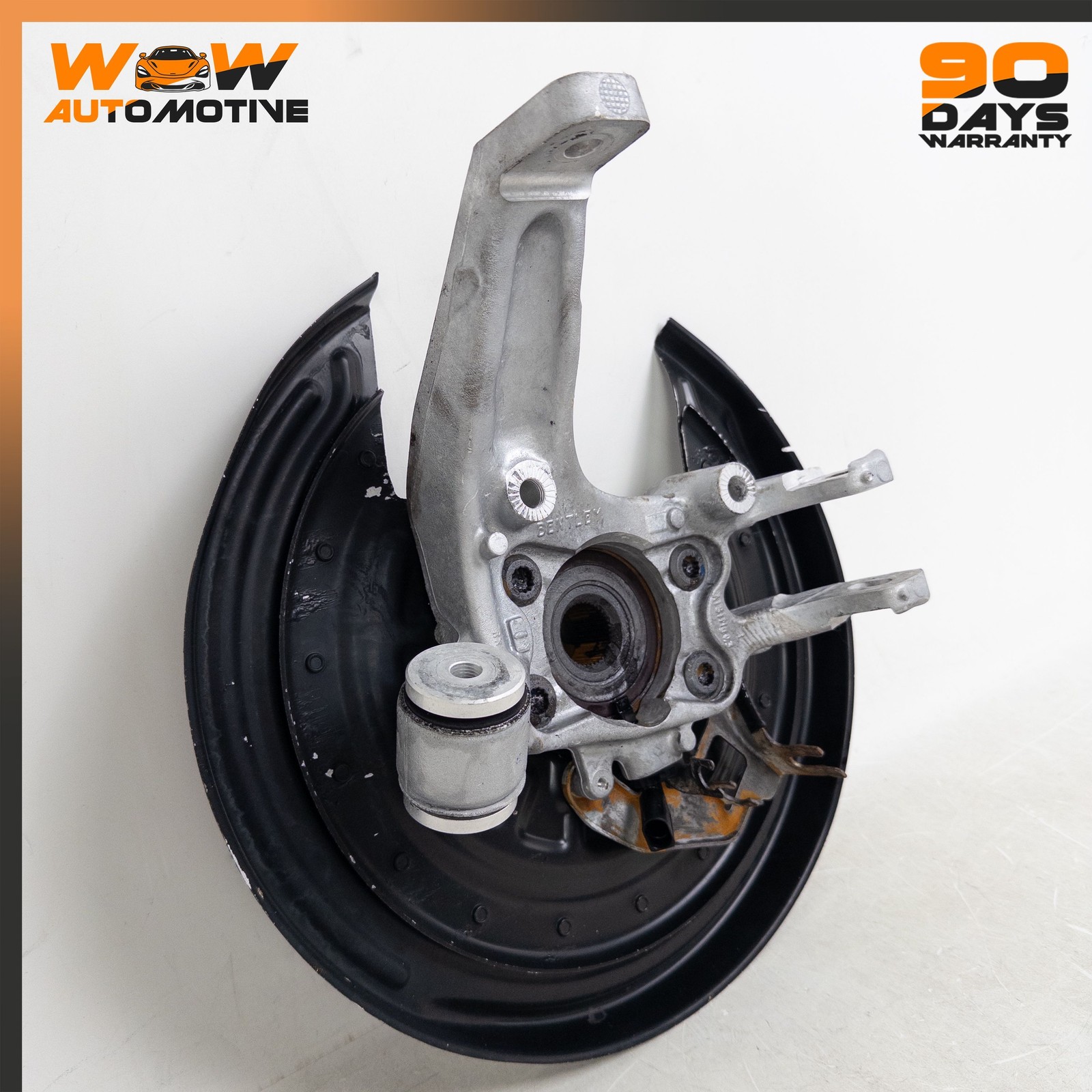 07-11 BENTLEY CONTINENTAL GTC REAR LEFT DRIVER SIDE SPINDLE KNUCKLE HUB OEM