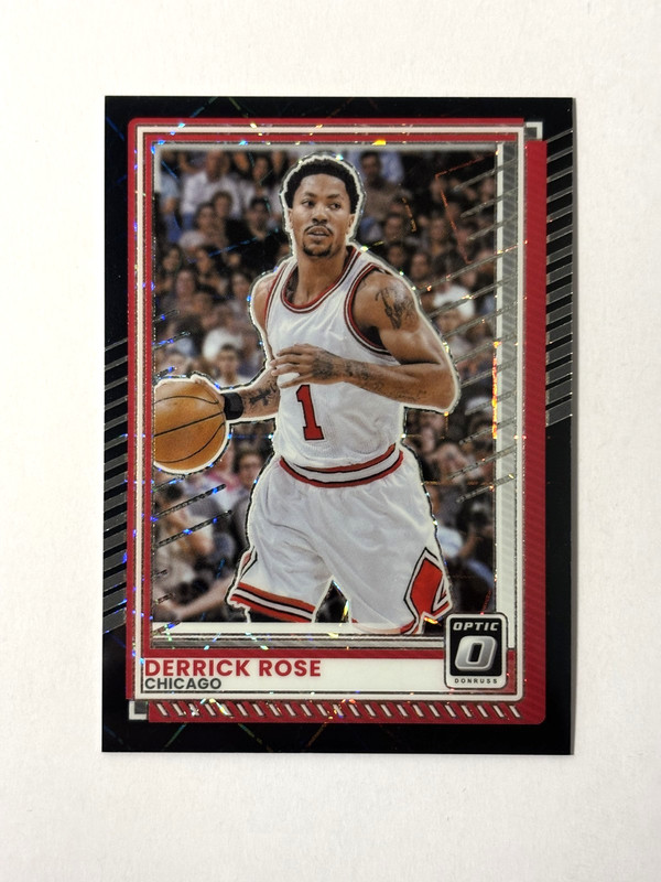 2025-26 Donruss Basketball - Derrick Rose #170 Optic Black Velocity /35