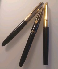 3 x vintage F&uuml;llfederhalter - LAMY 27/PELIKAN 30/DIPLOMAT 100 - 2 x 585er Feder!