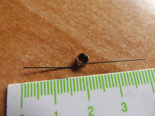 Small Used Torsion Spring 39mm Overall Length - Spring Diameter 4mm Torsion Spring