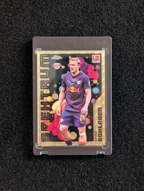 Bundesliga Topps Chrome Xaver SCHLAGER RB  1/1 Spektrum LE-16 Superfraktor