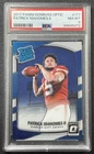 PATRICK MAHOMES II PSA 8 2017 PANINI DONRUSS OPTIC #177 RC RATED ROOKIE CHIEFS 2