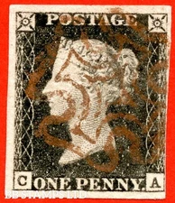 SG. 3c. A1 (3)h. AS2. " CA ". 1d Grey Black ( worn plate ). Plate 1a. A f B79516