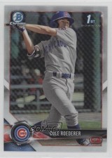 2018 Bowman Draft Chrome Refractor Cole Roederer #BDC-125 4l3