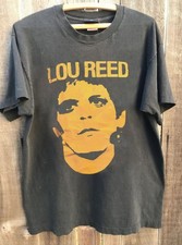 Lou Reed Face Graphic Charcoal Short Sleeve Unisex T shirt Men Women WA4136