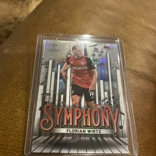 2025 Topps Finest Champions Silver Symphony Florian Wirtz Bayer Leverkusen