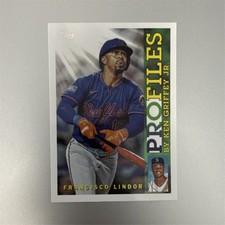 Topps 2026 Series 1 Topps Profiles Francisco Lindor #TP-10 New York Mets Insert
