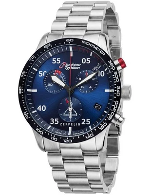 Zeppelin 7298M-3-Set Eurofighter Typhoon Quarz Herrenuhr 43mm 10ATM - Bild 1 von 3