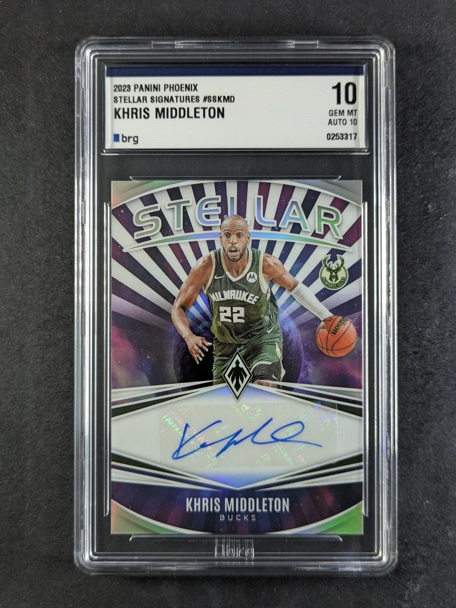 Khris Middleton Basketball Autographed Sports Trading Cards
