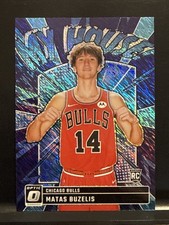 2024-25 Panini Donruss Optic - My House Matas Buzelis #15 Purple Shimmer...