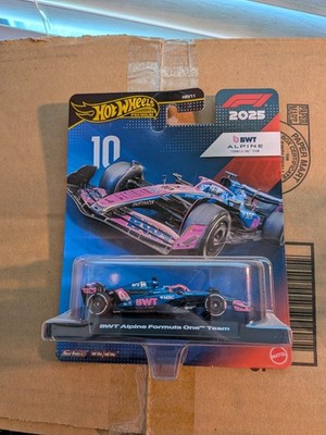 Hot Wheels Premium F1 2025 BWT Alpine Formula One Team #10 Real Riders
