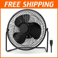 9-Inch USB Desk Fan Metal Frame 360  Rotation