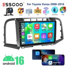 Android 16 Head Unit Car Radio Stereo Carplay For Toyota Venza 2008-2016 Camera