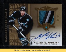 2006-07 Ultimate Collection Rookies 2/25 Marc-Edouard Vlasic Patch Auto READ 0c3