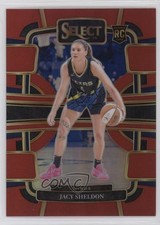 2024 Panini Select WNBA Concourse Red Prizm /149 Jacy Sheldon #60 Rookie RC 1e88