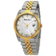 Orologio Uomo Mathey-Tissot Mathey II Quarzo Cristallo Quadrante MOP H710BI