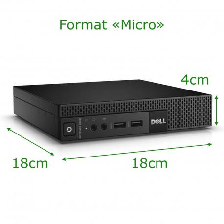 MINI PC DELL OPTIPLEX 3050M MFF INTEL CORE I3-7100T RAM 16GB SSD 512GB WIN11PRO - Foto 5 di 5
