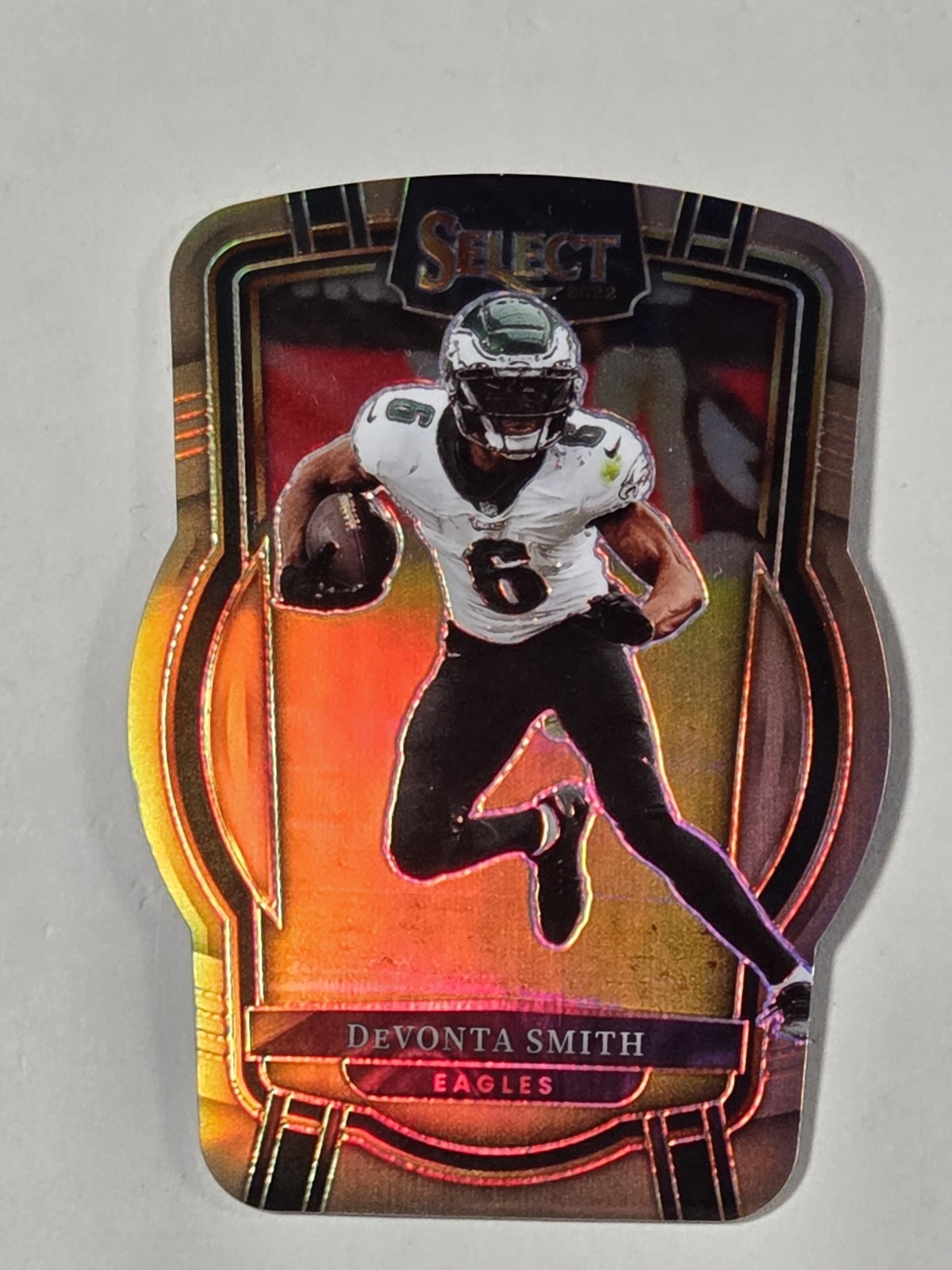 2022 Select Club Level COPPER Prizm DeVonta Smith 23/99 Die Cut Eagles #221