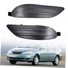 2-Pack Front Bumper Fog Light Cover Grilles Left and Right Side Replacement