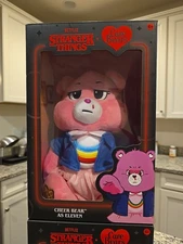 Netflix Care Bears x Stranger Things Cheer Bear as Eleven 12" PLUSH NEW IN BOX