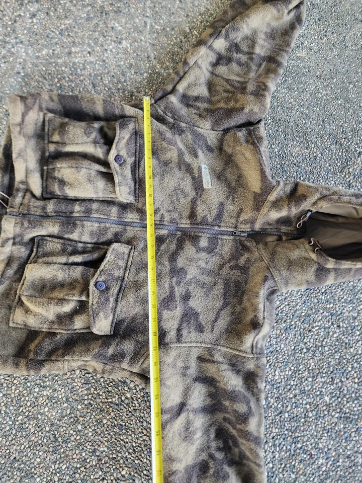 Columbia Jacket Hunting Monarch Pass Gallatin Range Wool Camo Hooded Men’s Sz XL - Image 2 of 4
