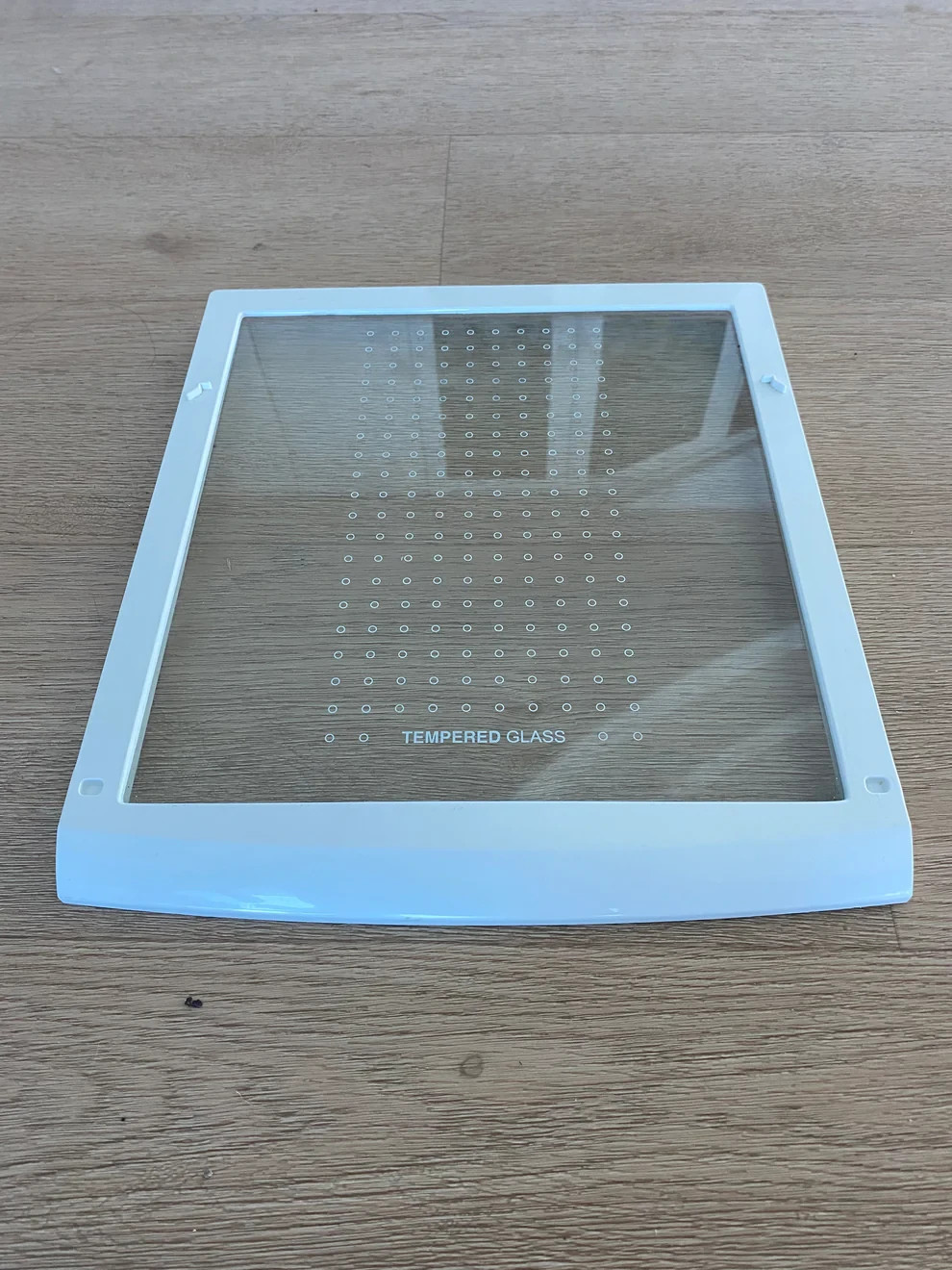 5026JQ1050 LG fridge FREEZER UPPER DRAWER COVER top basket glass shelf lid