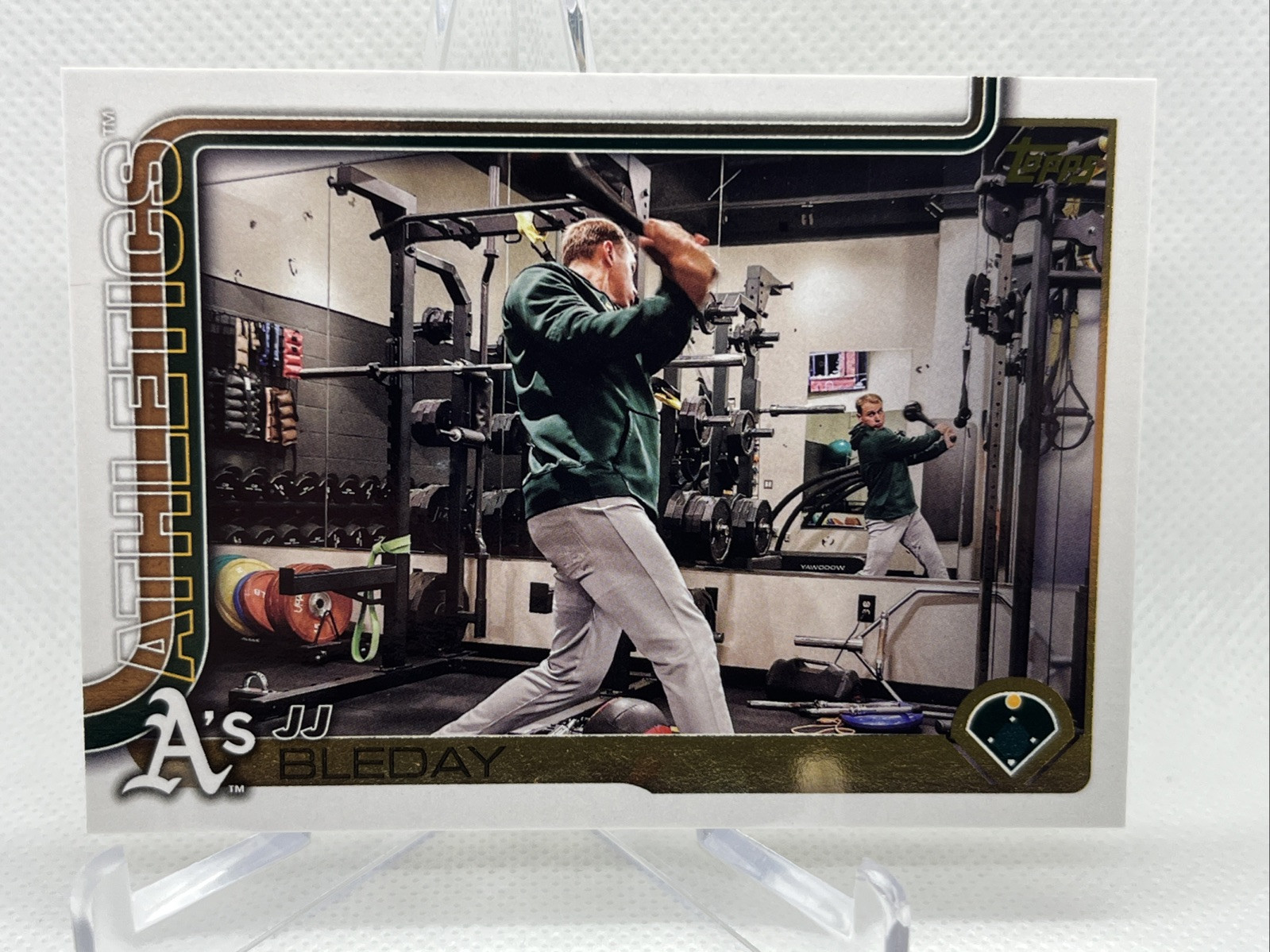 2025 Topps Series 1  JJ Bleday Golden Mirror Variation #238 Athletics