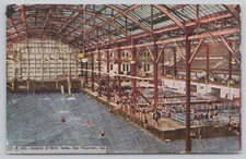 Vintage Sutro Baths Interior San Francisco CA Postcard