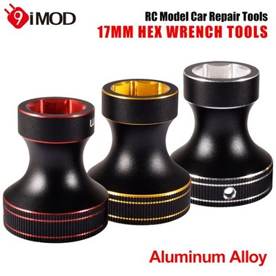 9imod Socket Wrench 17mm Wheel Hex Nut Removal Metal Tool für 1/8 1/10 RC Car
