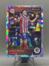Julian Alvarez Atletico Madrid 2024-25 Topps Merlin UCC Atomic Refractor