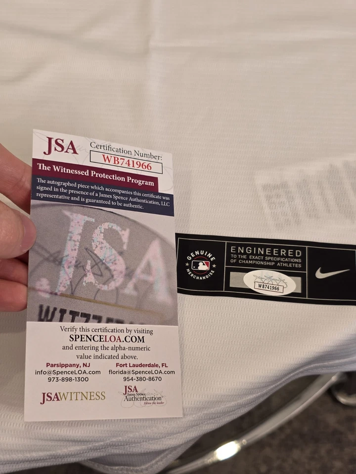 Bartolo Colon Autographed/Signed Jersey JSA COA Anaheim Angels - Image 3 of 4