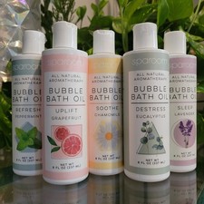 Aromatherapy Bubble Bath Oil Essential Mineral Eucalyptus Lavender LOT 5 PACK