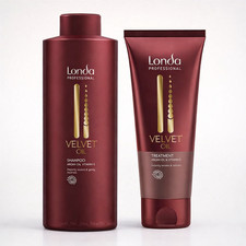 Londa Professional Velvet Oil Shampoo 1000ml and Velvet Oil Treatment 200ml