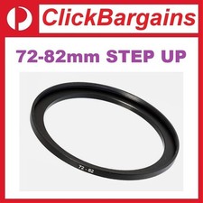 FOTOWORX 72mm to 82mm Step Up Camera Lens Filter Adapter Ring Stepping 72-82 mm