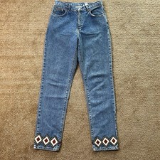 Vintage 90's Calvin Klein Jeans Easy Fit Double Stone Wash Jeans Size 10