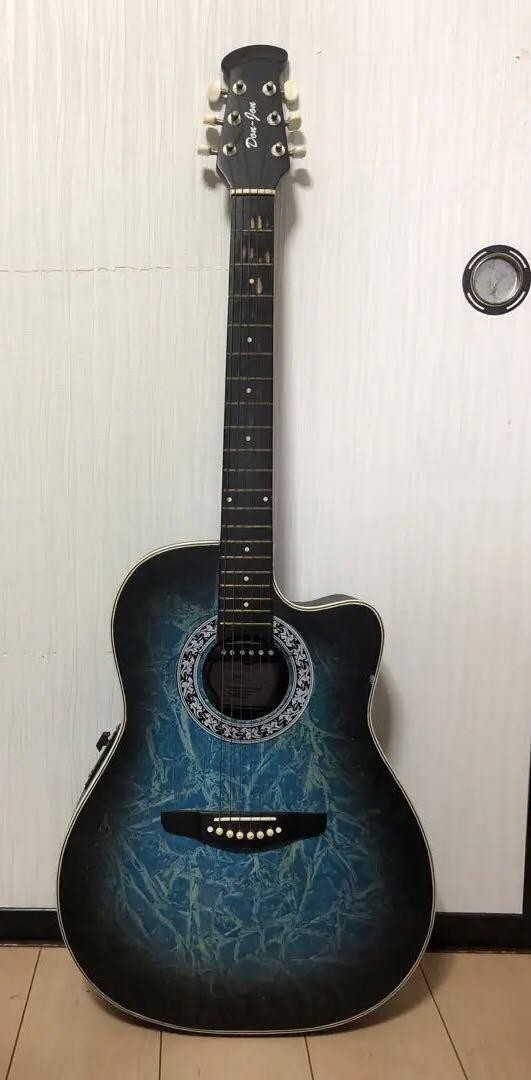 Don-Jon アコースティックギター 青 Electric Acoustic Guitar Don-Jon OVCP Black Blue Burst | eBay